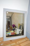 Grey Ornate Mirror 76x66x3.4cm
