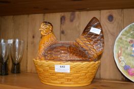 Withernsea Pottery Chicken Egg Dish