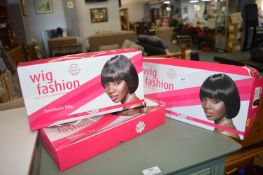 3x Sleek Synthetic Fashion Wigs