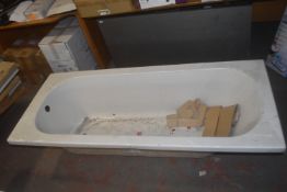 Round Single Ended Acrylic Bath 1700x700mm