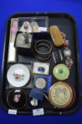 Vintage Collectibles Including Compacts, Wristwatch, Lighters, etc.