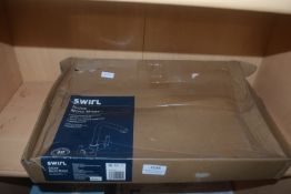 Swirl Dolce Mono Black Kitchen Mixer Tap