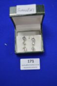 Pair of Swarovski Crystal Drop Earrings