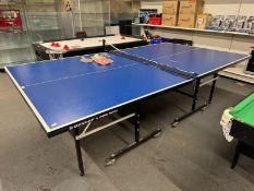 Dunlop X Fire Quick Fold Table Tennis Table with Accessories