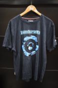 Lambretta Blue Target Slogan T-Shirt Size: 2XL