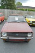 Ford Escort Mk.2 Four Door Gear 1.6 Ghia, Reg: ANJ 54T, Mileage: 76765