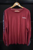Lambretta Burgundy Long Sleeve Top Size: XL