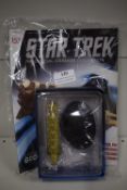 Star Trek Magazine #157 with Eaglemoss Collection Model “Cadassian Freighter Groumall”