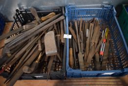 Quantity of Files and Chisels, etc.