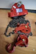 Viking Plane Trolley 3-ton Pulley Block & Chains