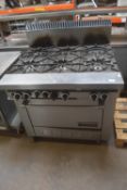V *Garland Six Hob Gas Cooker
