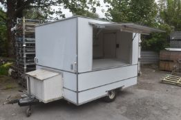 Catering Food Stand Trailer ~12ft full length x ~2m wide x ~2.1m high