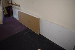 * 2x Sheets of Splashback and 4x Offcuts of Worksurface (usable lengths)