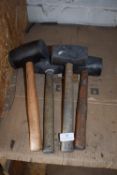 * 4x Rubber Mallets