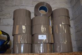 * 15x Roll of Brown Parcel Tape