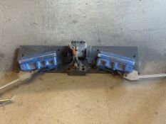 * Pair of internal and external aluminium door crimpers