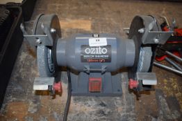* Ozito 6” Double Head Bench Grinder