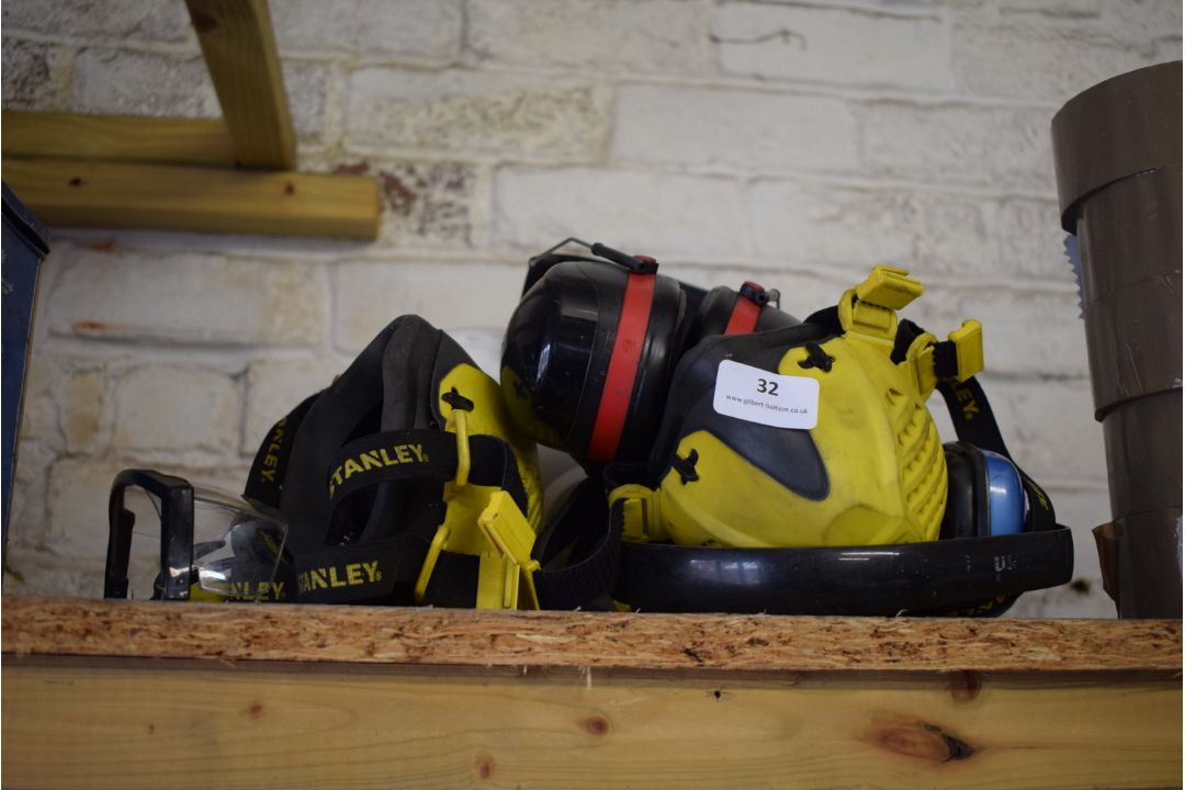 * Assorted PPE Including Ear Defenders, Respirators, Hardhats, and Eyewear
