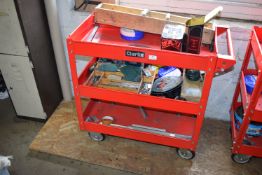 * Clarke Three Tier Tool Trolley and Contents