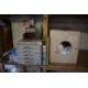 * Box of Cleaning Cloths, Filing Unit, Roll of Plastic, and Glass - Image 1 of 2