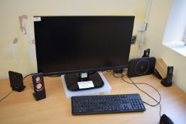 * Acer KA270H Monitor, Keyboard, Mouse, and Speakers