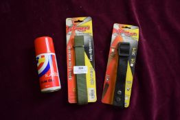 2x Express Gun Slings and a Can of Gun Oil