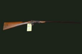 Belgian Single Barrel Hammer Action .410 Shotgun, serial number 3950, fitted with a 28-inch