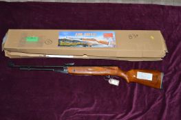 Kasu B3 .22 calibre under-barrel lever action air rifle, fitted with adjustable open sights,