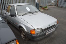 Ford Escort Mk.4 1.3L, Reg: C977 GAT, Mileage: 33006, YoM: 1986, 1296cc, 4-Speed Manual, (SORN, no