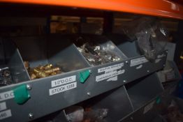 * Contents of Tray to Include a Quantity of Assorted Pipe Fittings; Back Plates, Munsen Rings, etc.