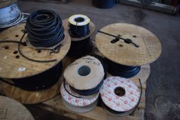 * Pallet Containing a Quantity of Assorted Black Cable in Various Sizes and Cores