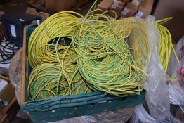 * Large Quantity of Assorted Earth Cable Sleeving