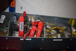 * Contents of Tray Containing a Large Quantity of Gas Valves, etc.
