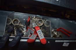 * Contents of Tray to Include a Quantity of Assorted Gas Valves