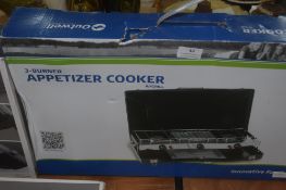Outwell Three Burner Gas Appetiser Cooker with Grill