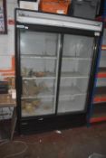 * Staycold SD1360 Double Door Refrigerator with Sliding Glass Doors