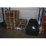 * Assorted Plastic and Wood Pallets