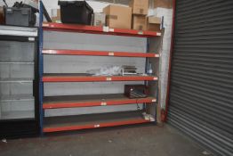 * Bay of Medium Duty Boltless Racking 245x60cm x 245cm high Comprising of 4x Corner Uprights, and 5x