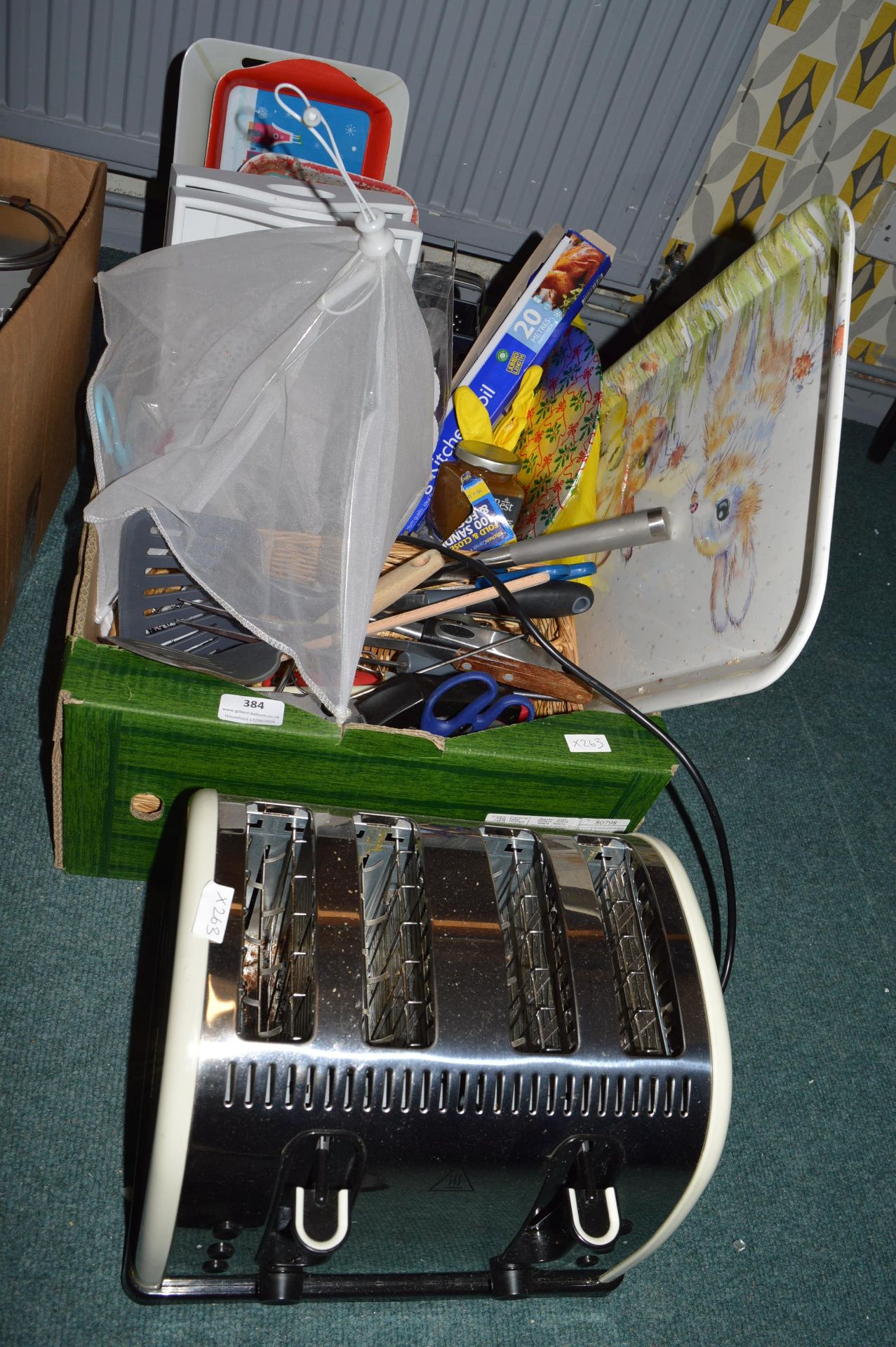 Kitchenware, Utensils, and a Toaster
