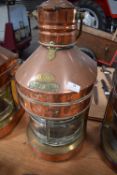 Brass Mast Head Ships Lantern