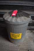 Spillage Rescue Kit in Metal Bin