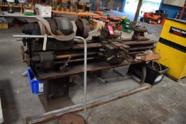 Vintage Lathe with Attachments