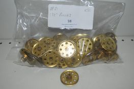 50x Meccano Part #21 1.5” Pulley