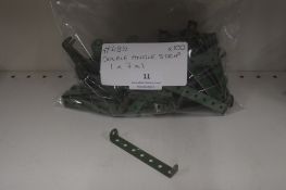 100x Meccano Part #48b Double Angle Strips 1x7x1