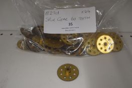 44x Meccano Part #27A Spur Gear 57 Teeth