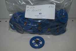50x Meccano Part #20a 2” Pulley