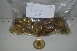 50x Meccano Part #21 1.5” Pulley