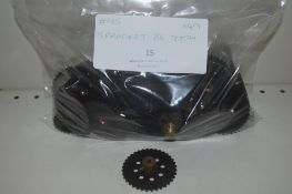 49x Meccano Part #95 Sprocket 36-Teeth