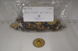 50x Meccano Part #27A Spur Gear 57 Teeth