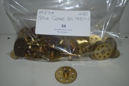 50x Meccano Part #27A Spur Gear 57 Teeth